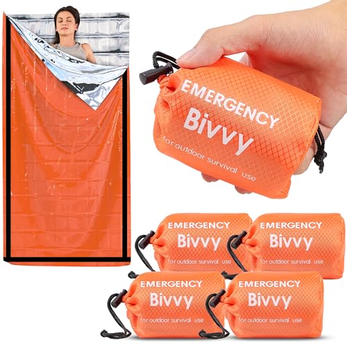 Deecam Saco De Dormir Emergencia, Manta Termica Supervivencia Mantas Termica De Aluminio,Supervivencia Bivy Para Vivac,Manta Camping Dormir Cámp Deecam Saco De Dormir Emergencia, Manta Termica Supervivencia Mantas Termica De Aluminio,Supervivencia Bivy Para Vivac,Manta Camping Dormir Cámp