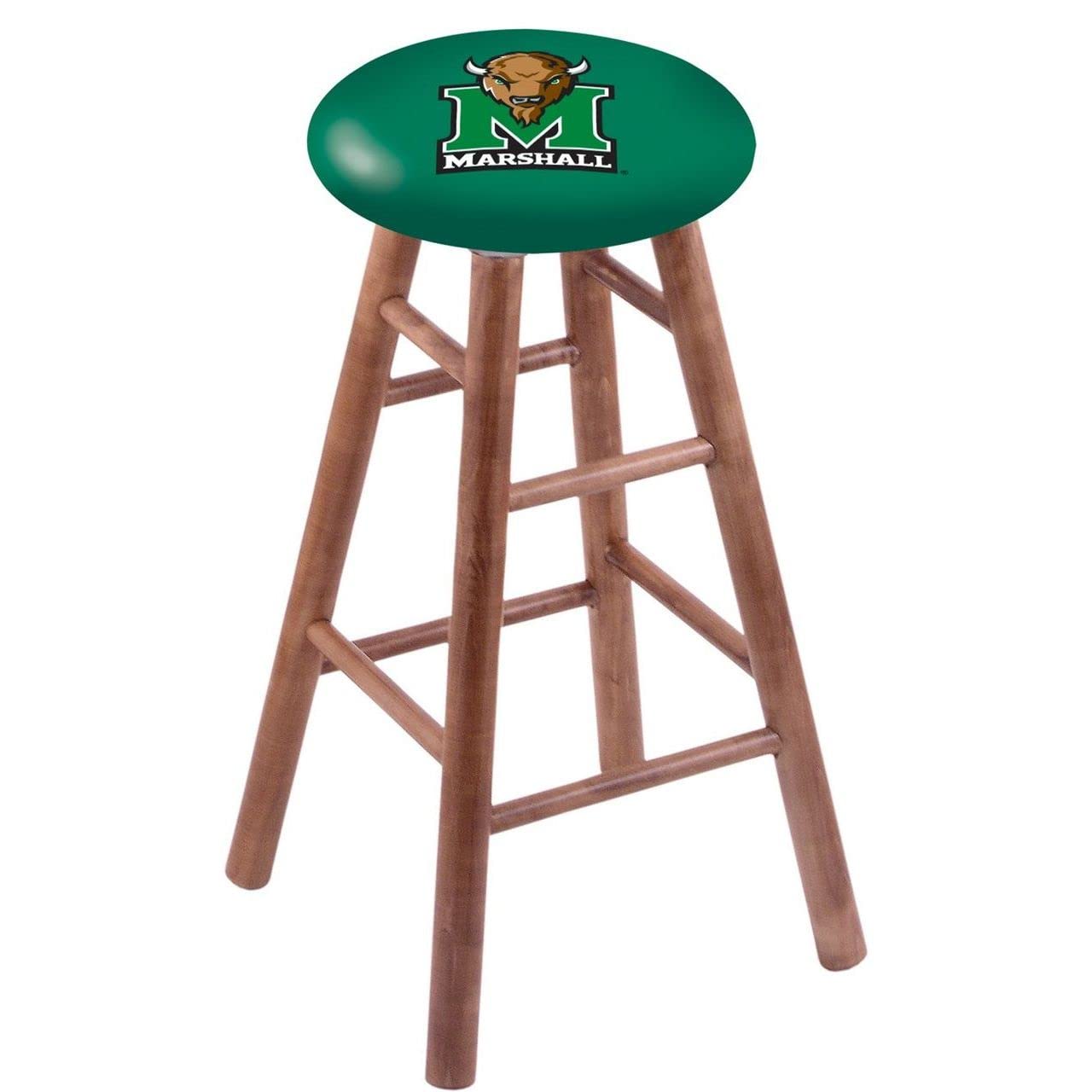 Holland Bar Stool Co. Maple Counter Stool in Medium Finish with Marshall Seat by The