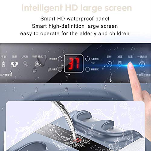 Foot Spa Foot Bath Massager, rodillos de masaje para dos personas y piedra de pedicura para pies cansados, masaje shiatsu para aliviar el estrés y dolor muscular miniatura 6