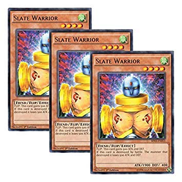 Amazon.co.jp: 3枚 遊戯王 英語版 BP03-EN013 Slate Warrior