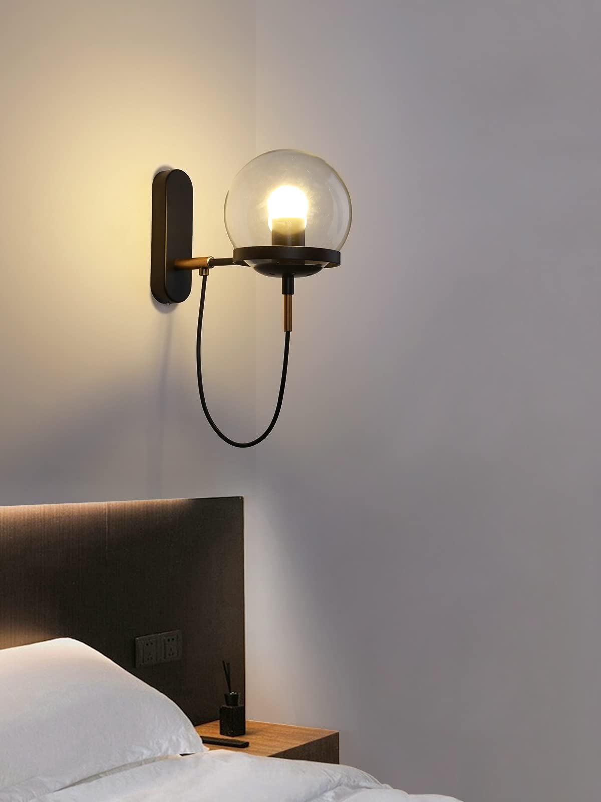 Lampada a Bacchetta, LED l Luce r Decorazione Camera da Letto l Lampade E27 110-220V Illuminazione Domestica Moderna Bagno Corridoio