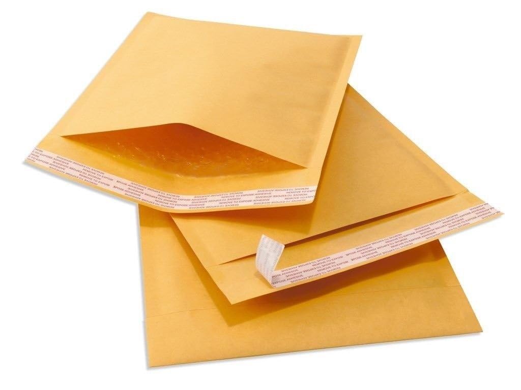 SupplyHut Lot de 500 enveloppes à bulles en kraft pour expédition, expédition et emballage (plusieurs paquets) 15,2 x 25,4 cm