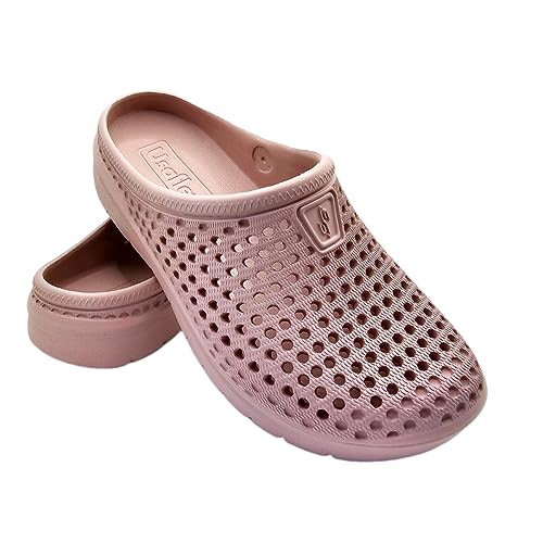 Babuche Feminino Plataforma Injetado Rosa Chá Usaflex AJ3101