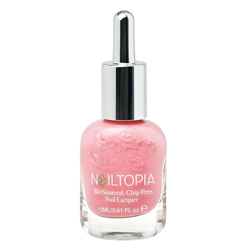 Nailtopia - Esmalte de uñas sin virutas a base de plantas - No tóxico, de origen biológico, de larga duración, esmalte fortalecedor - Uptown Girl