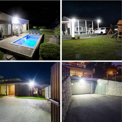 Olafus 2 Pack 60W Led Flood Light Outdoor, 6000Lm Super Bright Led Work Lights Plug In thumb #6