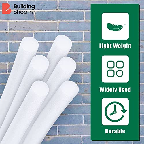 Image of Crack Gap Filler Foam - (10 MM X 5 Meter) Backer Rod for Window Crack Filler for Walls and Joints Polyethylene Foam Sealant Works as Wall Gap Filler, Crack Filling Foam