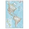 National Geographic Americas Wall Map - Classic (23.75 x 36.5 in) (National Geographic Reference Map) Map September 1, 2022