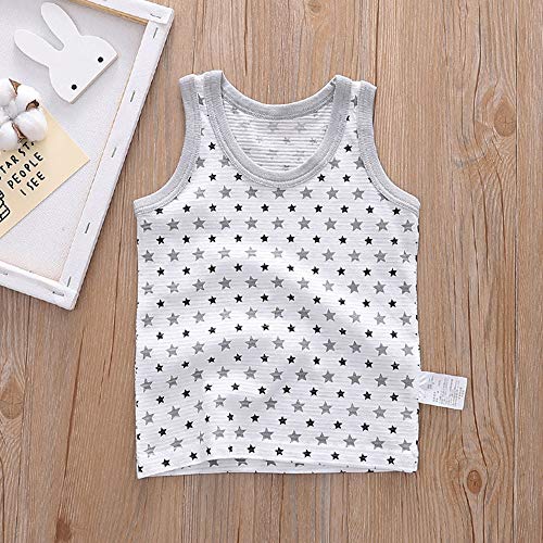 Toddler Boys' 3 Pack Tank Tops 100% Cotton Sleeveless Undershirts3