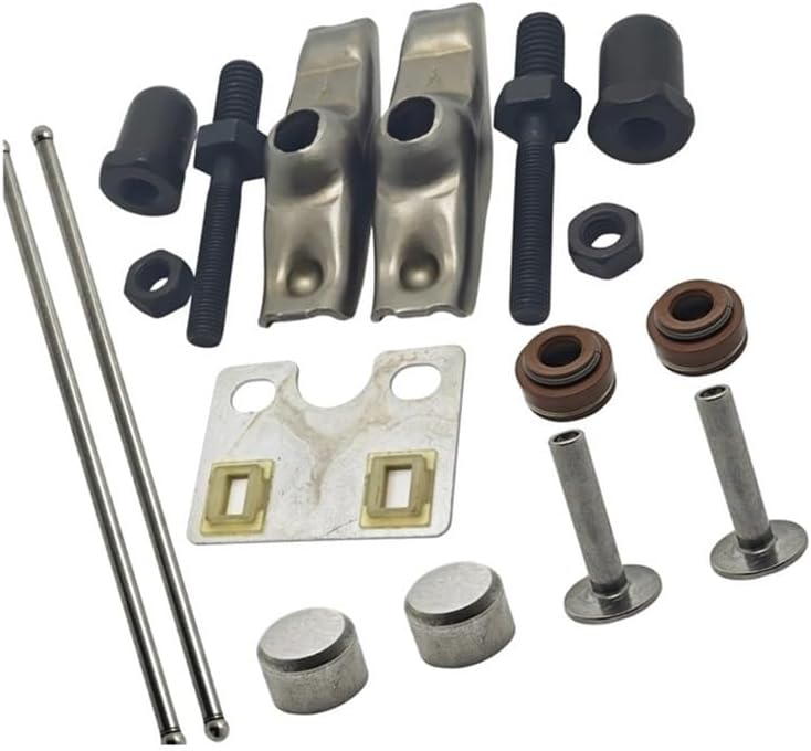 Push Rod Guide Plate Rocker Arm Lifter Tappet Stem Seal Kit Fit for GX340 GX390 188F 5KW 6.5KW Generator Engine Motor