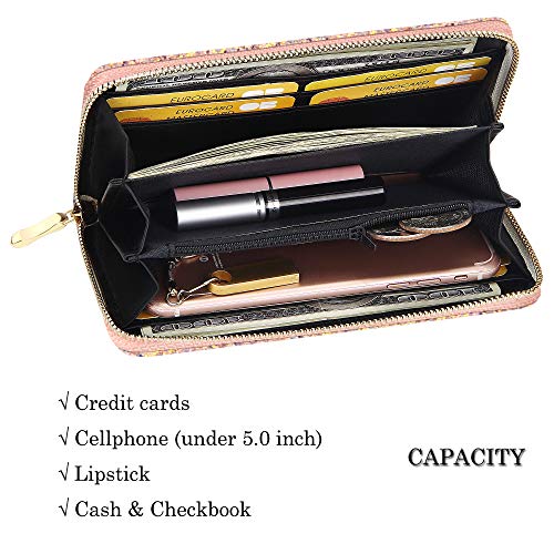 Kukoo Glitter Wallet For Women Shiny Long Phone Clutch Purse Ladies Card Holder #TOP3