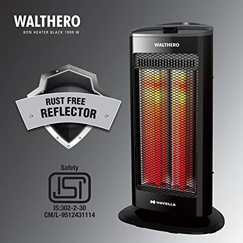 Havells Walthero 1000 Watt Carbon Heater (Black) - Image 3