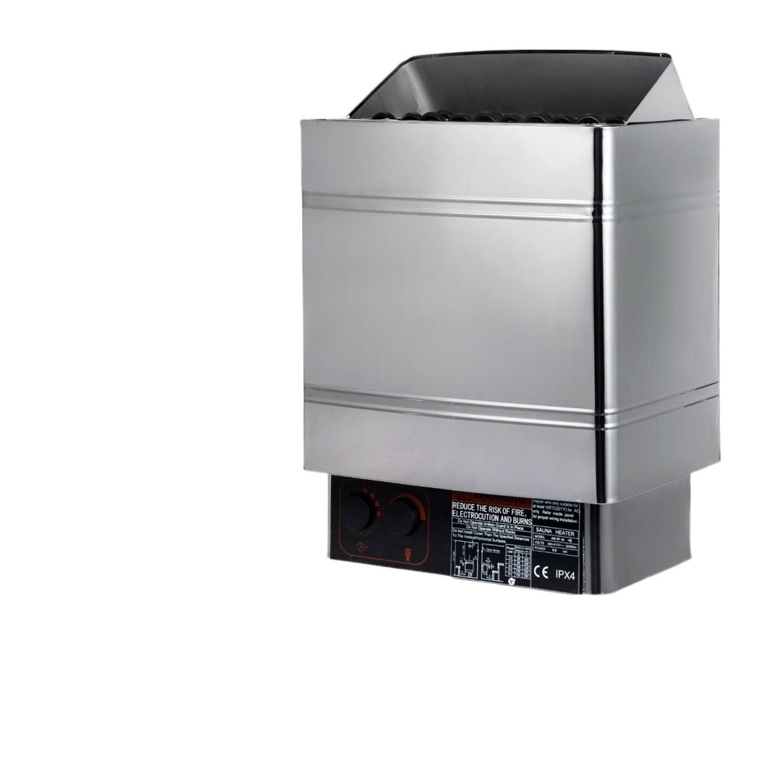 6 8 9 KW Electric Sauna Heater Stove External/Internal Controller Overheating Protection Spa Sauna Room Steam Generator(8KW External)