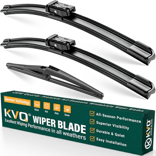 Image of Windshield Wiper Blades Replacement for Mercedes-Benz GLE Class 2016-2017 W166 ML Class 2012-2015,Original Equipment Replacement Front Rear Wiper Blade Set - 26 inch 23 inch 12 inch (Set of 3)