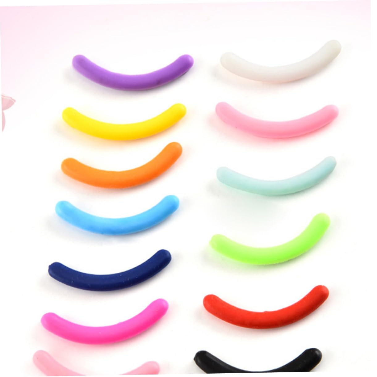 BESTYASH Abs Material Eyelash Curler Refill Pads 100pcs Pack Gentle on Lashes Women's Eyelash Curler Refill