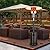 Hykolity 50,000 BTU Propane Patio Heater with Table Design, Stainless Steel Burner, Triple Protection System, Wheels, Outdoor Heaters for Patio, Garden, Commercial and Residentia, Black