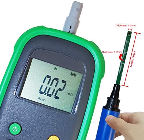 TM5100 Handheld Digital Tesla Meter, Magnetic flux density B value tester Permanent Magnet Gauss Meter (TM5100)