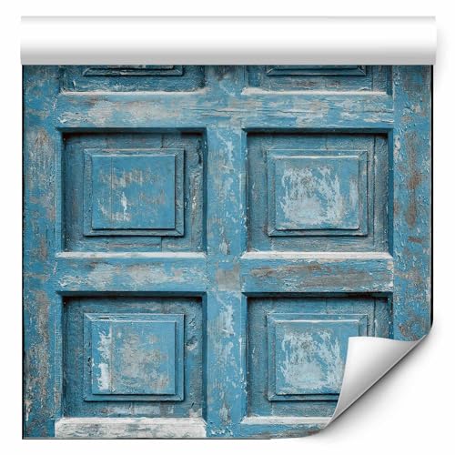 artgeist Wallpaper Faux Wood 20x394 in - 3D Non-Woven Wall Mural Premium Print Fleece Picture Image Design Home Decor f-A-0304-j-c