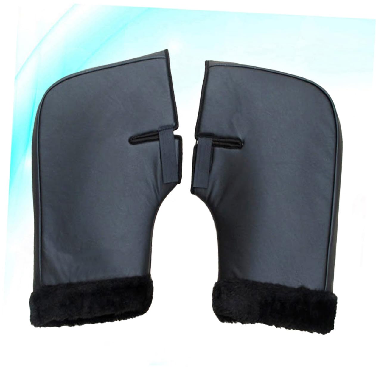 GALPADA Guantes de Ciclismo para Moto Unisex 1 Par en PU Negro