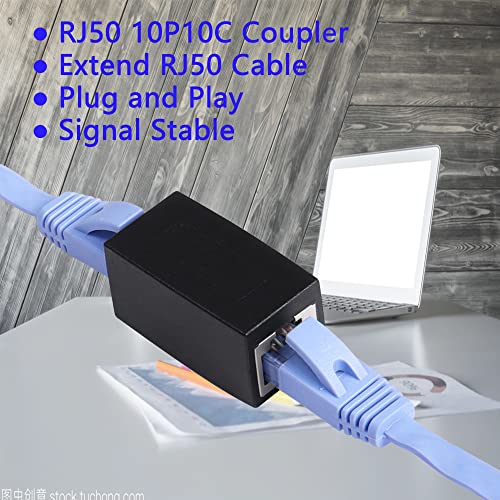 Acoplador RJ50 hembra a hembra, pack de 2 miniatura 3