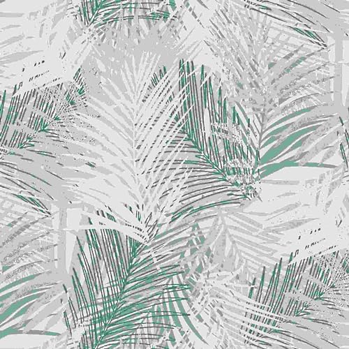 Erismann 10350-07 Collection Collage Papier peint intissé Motif 0,53 x 10,05 m Vert Salon Couloir Bureau Cuisine Salon Salon Couloir Bureau Cuisine Salon