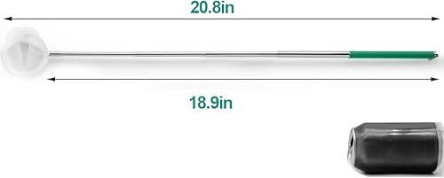 Miniatura 2 de Upettools Red de pesca para camarones de pescado, malla fina, extensible, mango de acero inoxidable, red de pesca para acuario, pecera, estanque,