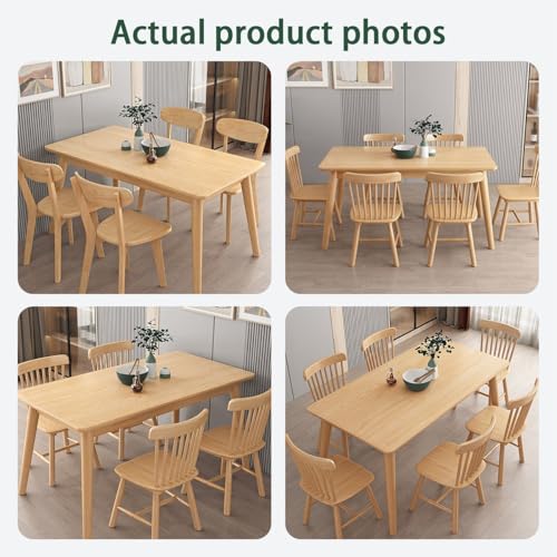 Table en bois massif compacte pour petits espaces cuisine et salle à manger
