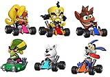 crash bandicoot funko flocked Aquí hay un paquete de 6 mini figuras de vinilo de Crash Bandicoot CTR Crash Team Racing Nitro-Fueled