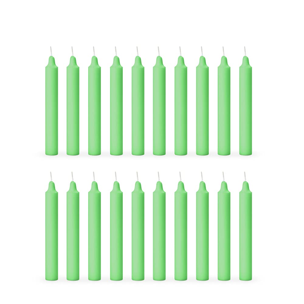 Aura Decor Unscented Pure Wax Stick Candle Pack of 20 (Yellow) thumbnail 8