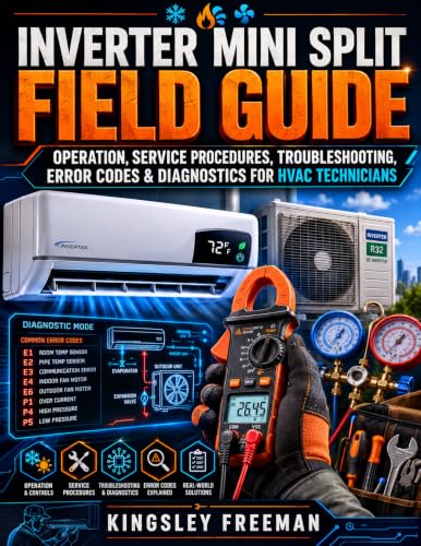 Inverter Mini Split Field Guide: Operation, Service Procedures, Troubleshooting, Error Codes & Diagnostics for HVAC Technicians (The HVACR Field Pro Book 3) image 2