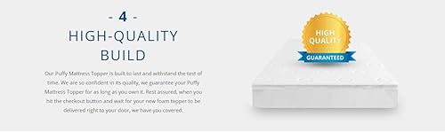 Miniatura 7 de DynastyMattress Cubrecolchón de espuma viscoelástica firme (RV Queen Topper (Firm))