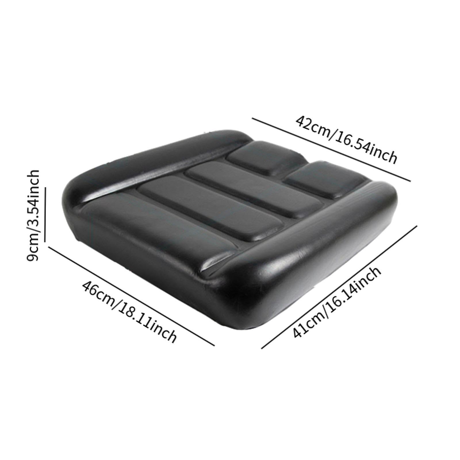 Sedile Universale per Carrello, Sedile per Trattore, Sedile per Macchina Agricola a Tre Ruote, Facile Installazione, Accessorio Compatto per, 46cmx41cm