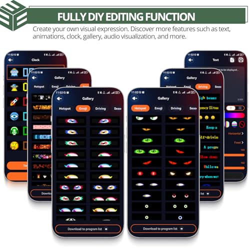 Pantalla flexible LED coche EYPINS letrero interactivo IP65 para evitar cables 4