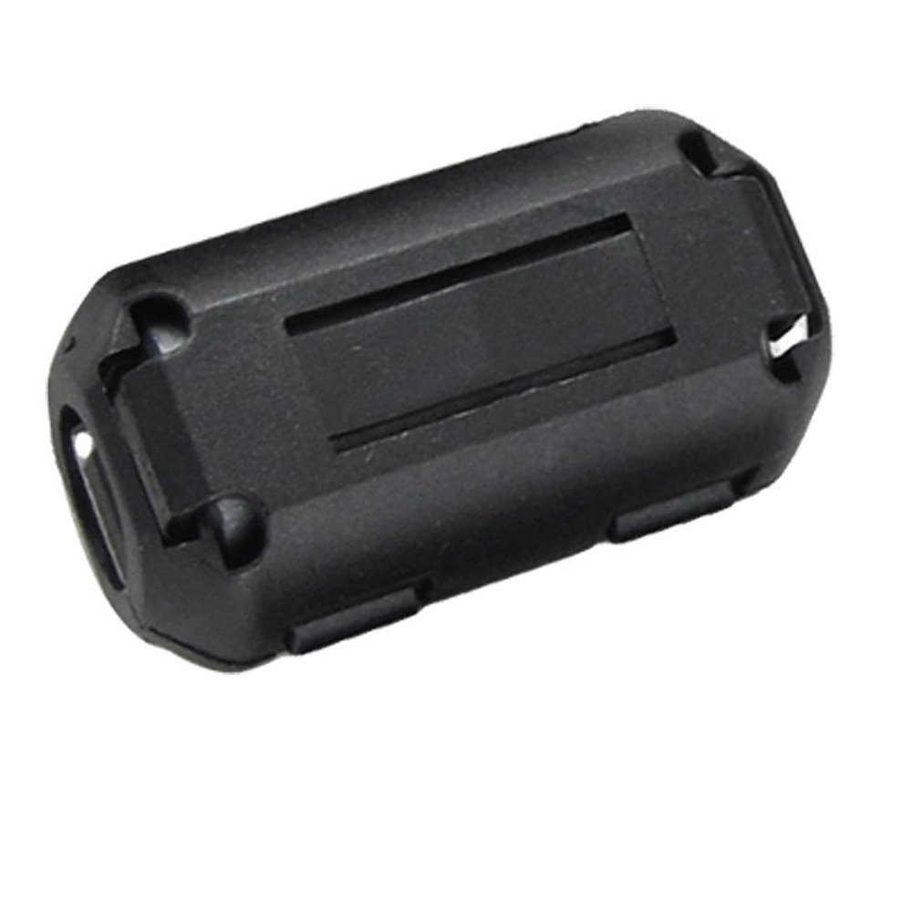 Littimoon 10 Pcs UF90B Clip-on Ferrite Ring Core Black for 9mm Diameter Cable