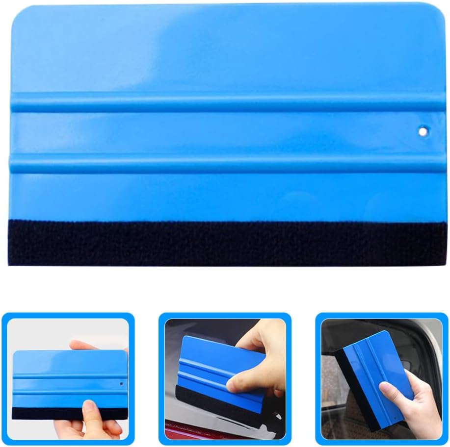 iplusmile 2pcs Vinyl Squeegee Car Film Scraper for Window Tinting and Applicator for Auto Crafting Scratch Decal Tool for Projects
