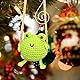 KIAYOO Autospiegel Anhänger Gestricktes Frosch, Auto Deko Süße Rückspiegel Hängedekoration, Auto Zubehör Innenraum Geburtstags Weihnachts Neujahr Geschenk für Mädchen Frauen Freunde