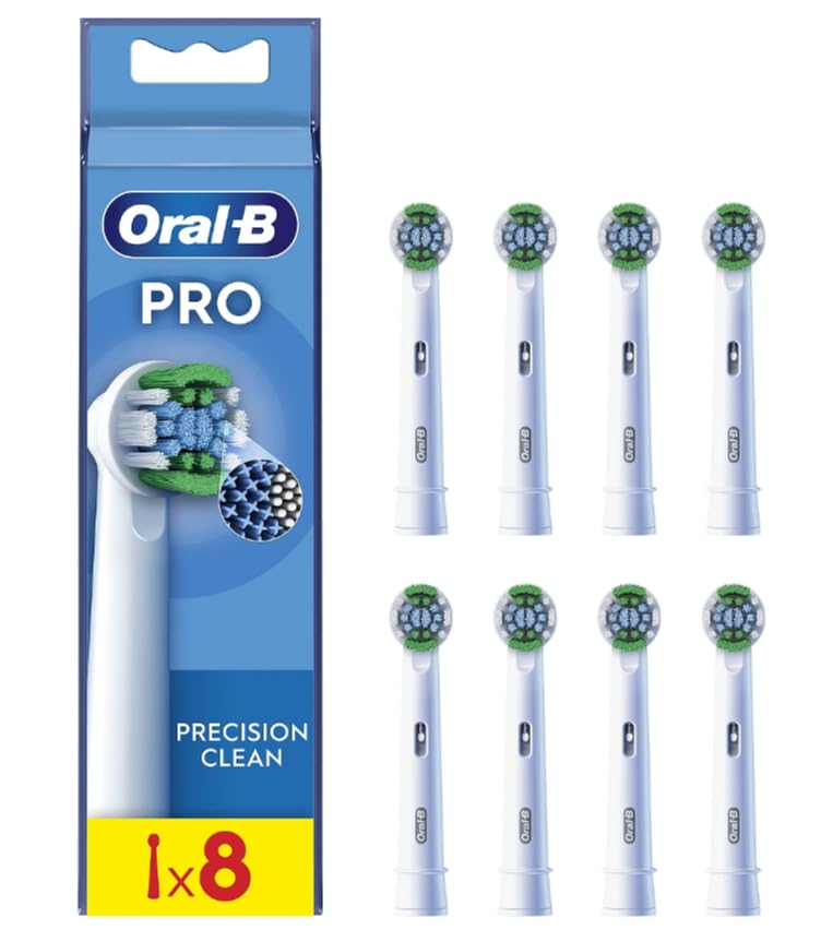 Oral-B Pro Precision Clean - Juego de 8 cabezales de cepillo eléctrico