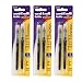 Uni-Ball Vision Elite Rollerball Pen Refills, 0.8 mm, Bold Point, Blue-Black Ink, Pack of 6