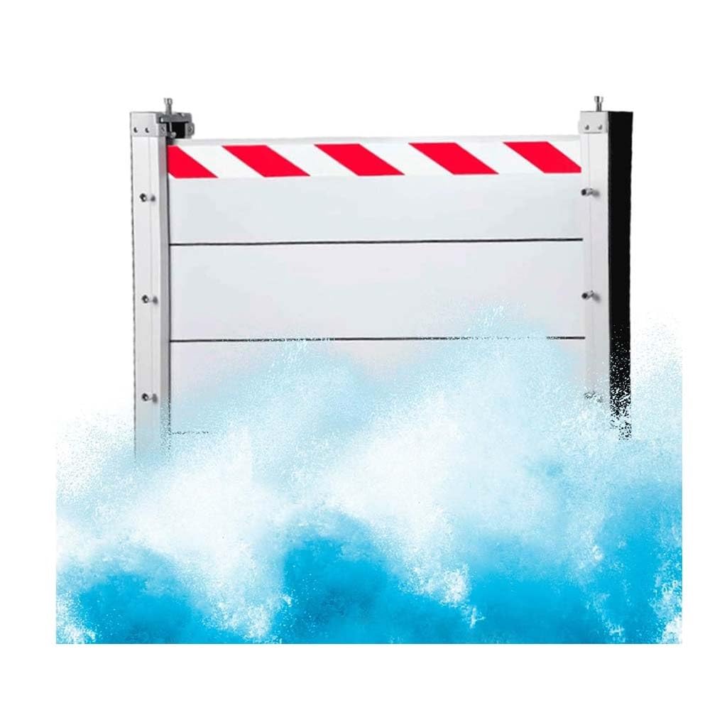 Digue anti-inondation avec barrière étanche instantanée 198x40 cm pour stopper l'eau