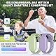 [2 Stück] GPS Tracker Armband für Samsung, Weiches Silikon GPS Tracker Verstecktes wasserdichtes Armband, Das verstellbare Band ist mit dem Samsung Galaxy SmartTag2 (2023) kompatibel - Grün + Lila