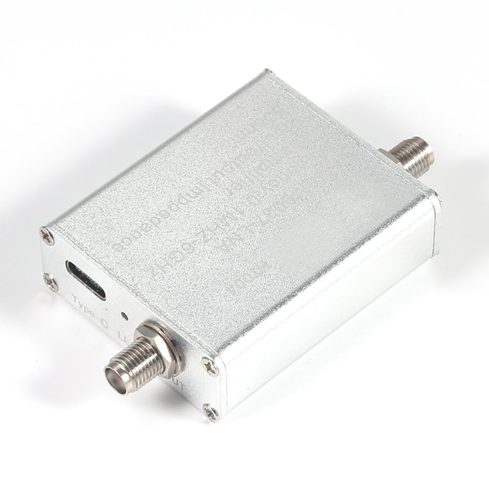 Breeshy HT004 Low Noise Signalverstärker 100k-6GHz Breitband-Vorverstärker mit TQP3M9037 Verstärkung 20DB für SDR FM-Radio