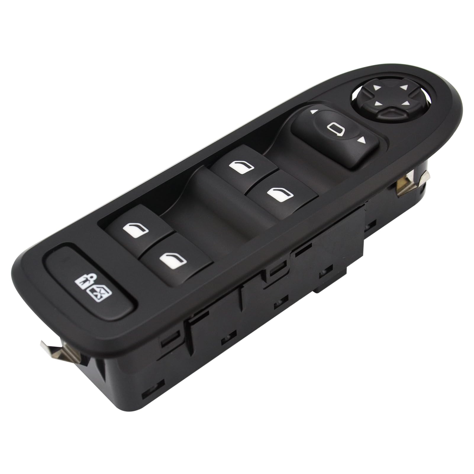 Interrupteur de commande lève-vitre électrique 96644915XT pour 308 508 C5 (Sans fonction de rabattement des rétroviseurs) 26 broches