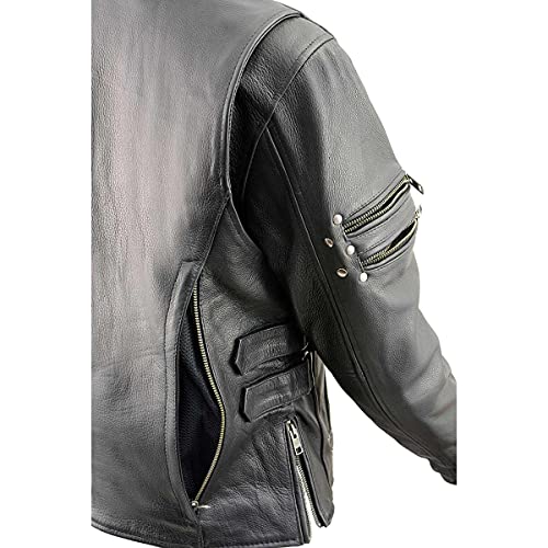 Image of Milwaukee Leather Women's Classic Premium Leather Motorcycle MC Style Riding Jacket