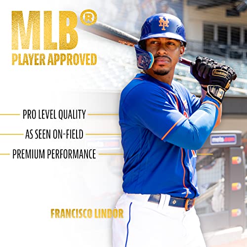 Franklin Sports CFX Pro PRT Batting Gloves - Small - White + Gold - image 4