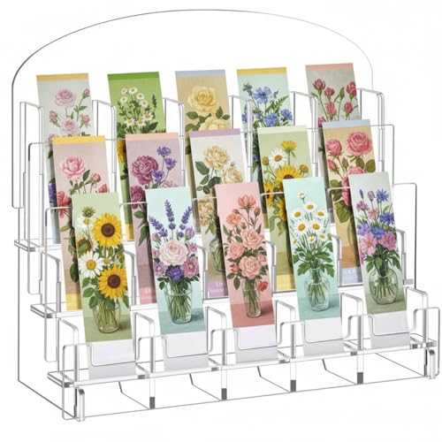 Affichage de cartes de vœux Yuntau pour dynamiser la vitrine d'un magasin