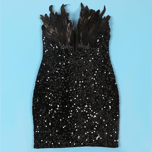 Nagfar Sparkly Sequins Sexy Dresses Prom Evening Gown Birthday Masquerade Cocktail Party Club Glitter Dress4