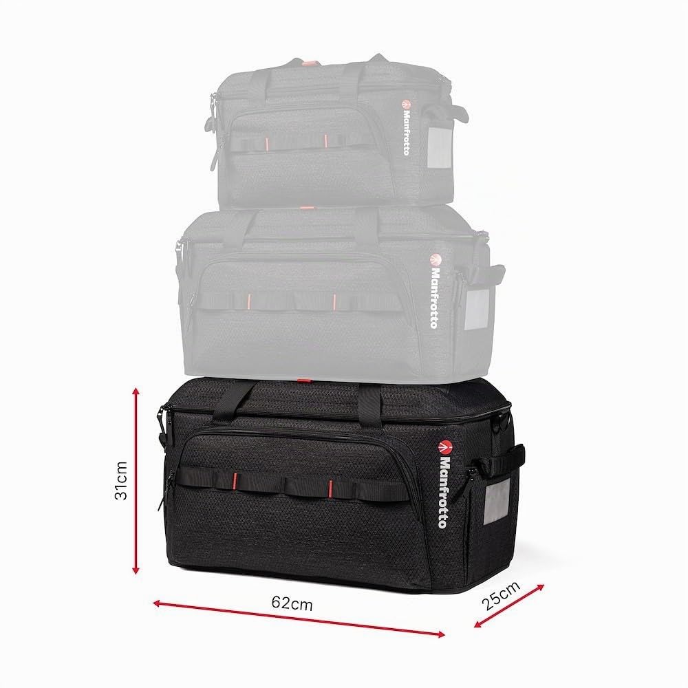 Manfrotto Pro Light Cineloader Large, Schultertasche, Film- und Videokameratasche, professionelle Video-Funktionen, Zugang Oben, Dunkelgrau, Größe L