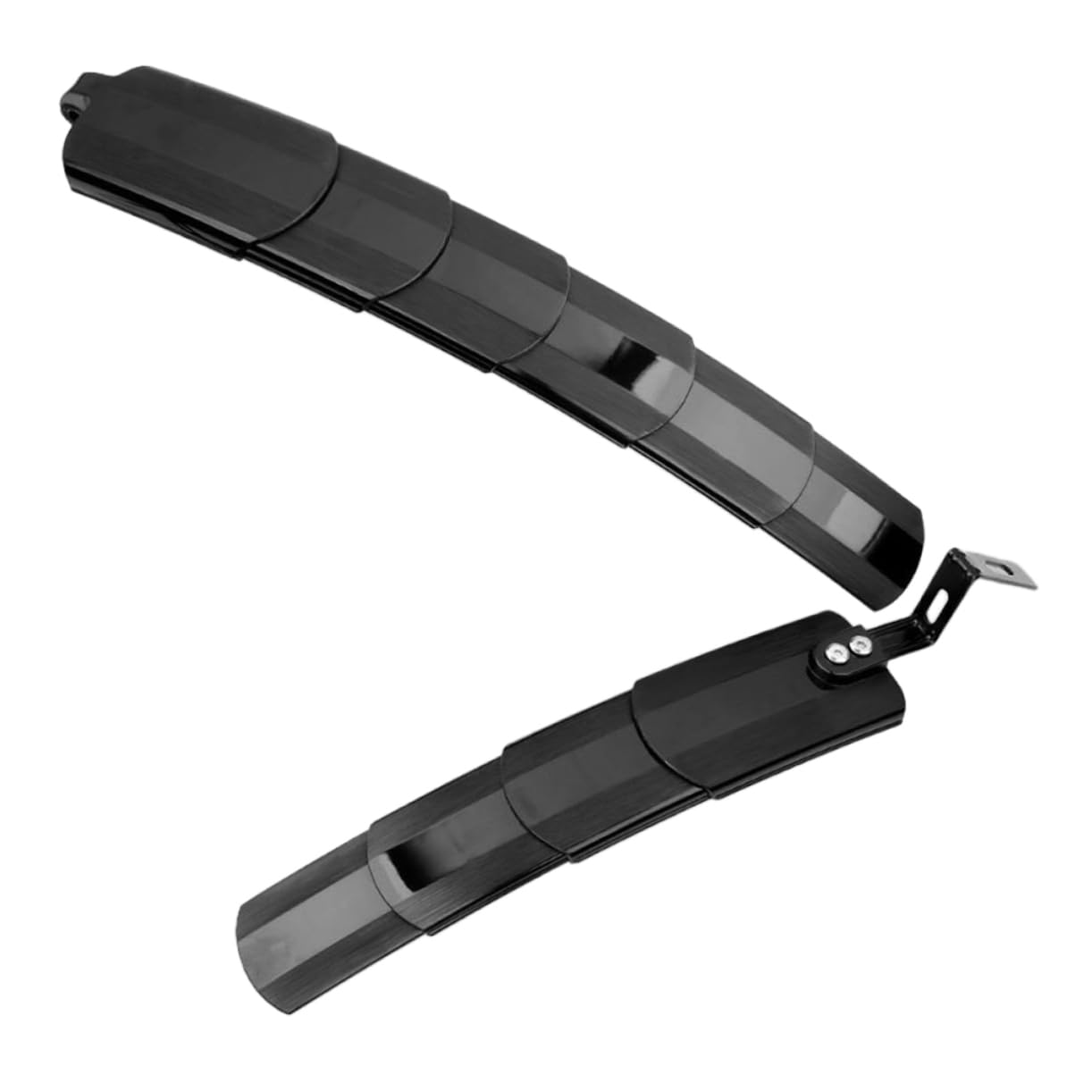 Mipcase Garde-Boue vélo Velo de Route Gravel Velo Anti poussiere Lenoir Velo Gravel Garde-Boue pour vélos vélo de Montagne Garde-Boue Solide Garde-Boue de vélo Plastique Black