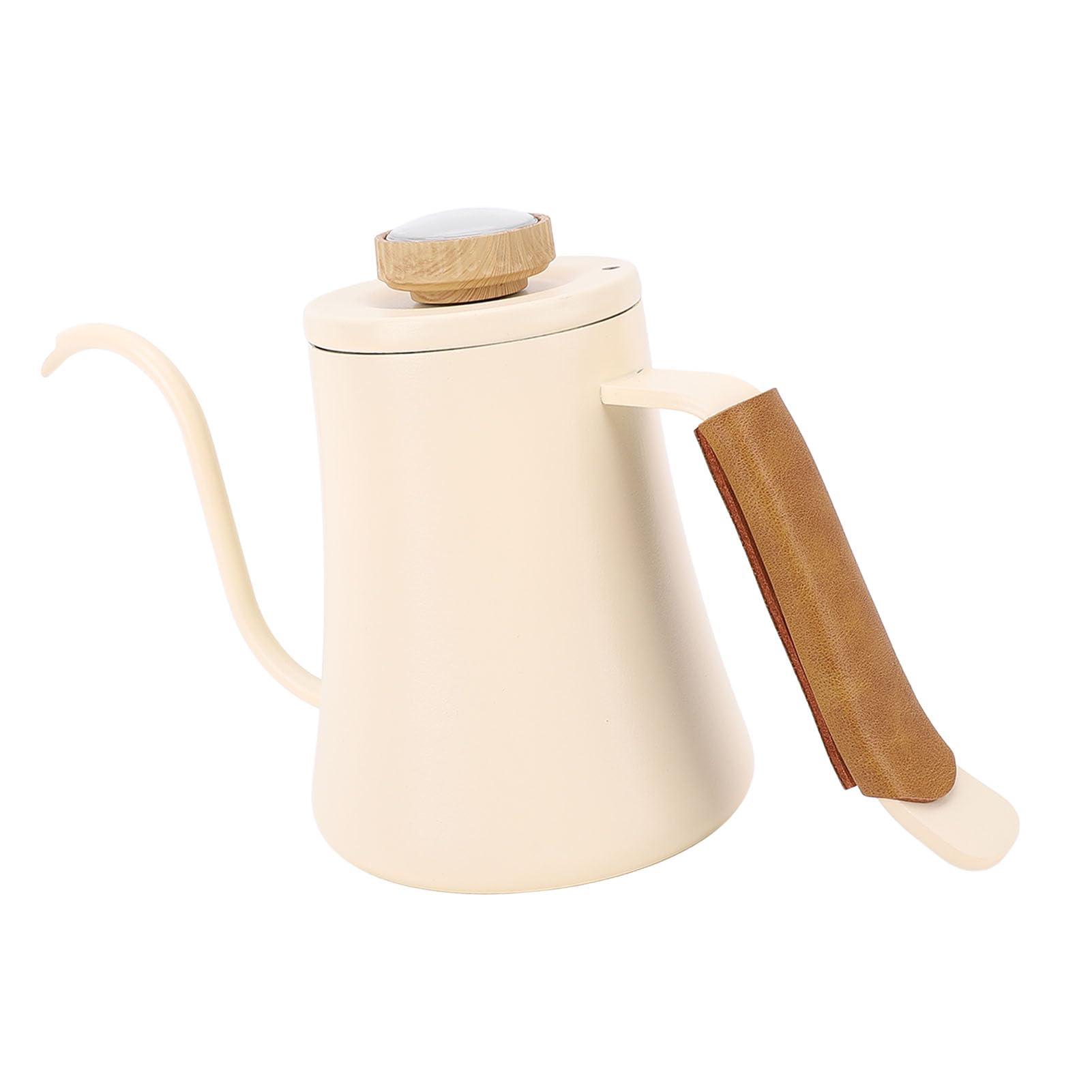 Fabater Bollitore per caffè con Beccuccio Lungo e Stretto in Acciaio Inossidabile 304 per Erogazione a Goccia, Design con Impugnatura Ergonomica, Portatile e Resistente Alla Ruggine, capacità 600 Ml