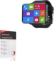 Vista 1 de BoxWave Protector de pantalla compatible con KOSPET MAX GPS Android Smartwatch TICWRIS MAX (2.86 pulgadas) – ClearTouch Anti-Glare ToughShield 9H