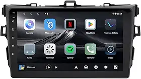 Central Multimídia Corolla 2008 2009 2010 2011 2012 2013 Adak G2 Tela de 9' QLED 2GB de RAM 64GB Android Auto e Carplay + Câmera de ré - PLAY-2964/G2